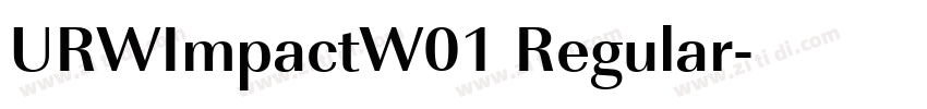 URWImpactW01 Regular字体转换